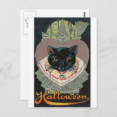 Vintage Halloween Grußkarten Klassische Poster Postkarte (Vorne/Hinten)