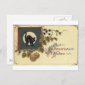 Vintage Halloween Grußkarten Klassische Poster Postkarte (Vorne/Hinten)