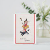 Vintage Halloween Grußkarten Klassische Poster Postkarte (Stehend Vorderseite)