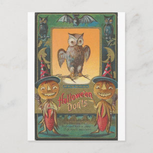 Vintage Halloween Grußkarten Klassische Poster Postkarte