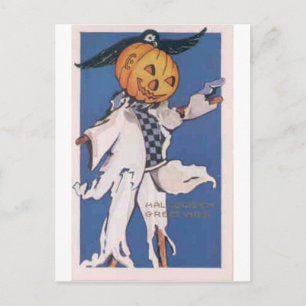 Vintage Halloween Grußkarten Klassische Poster Postkarte
