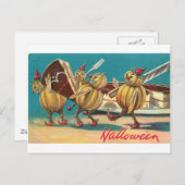 Vintage Halloween Grußkarten Klassische Poster Postkarte (Vorne/Hinten)