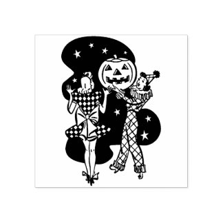 Vintage Halloween Halloween-Party Kautschuk Briefm Gummistempel