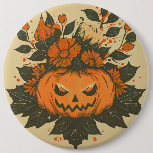 Vintage/Halloween/Herbst/Kürbis Button