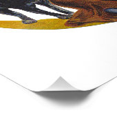 Vintage Halloween-Hexe Fotodruck (Ecke)