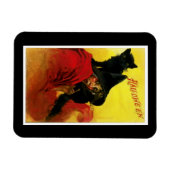 Vintage Halloween-Hexe Magnet (Horizontal)