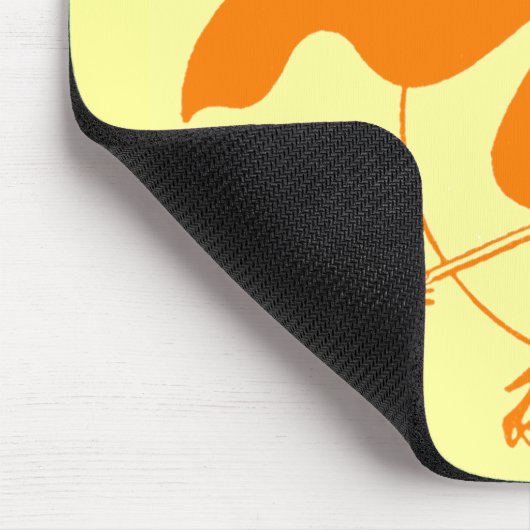 Vintage Halloween-Hexe Mousepad (Ecke)