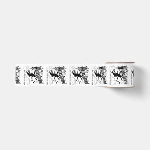 Vintage Halloween-Hexe Ripsband