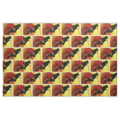 Vintage Halloween-Hexe Stoff (Fat Quarter (45,7 x 55,9 cm))