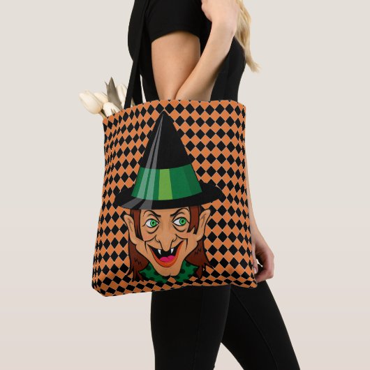 Vintage Halloween-Hexe Tasche (Von Nahem)