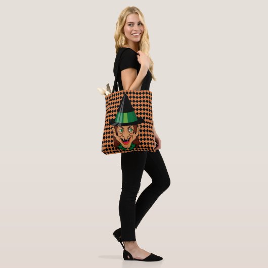 Vintage Halloween-Hexe Tasche (Am Model)