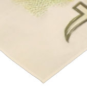 Vintage Halloween-Hexe und Schwarze Katze Tischdecke (Schrägansicht)