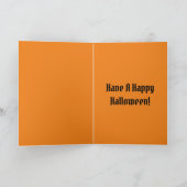 Vintage Halloween-Hexen Karte (Innenseite)