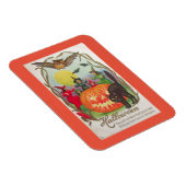 Vintage Halloween-Hexen Magnet (Rechte Seite)