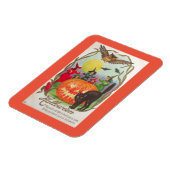 Vintage Halloween-Hexen Magnet (Linke Seite)