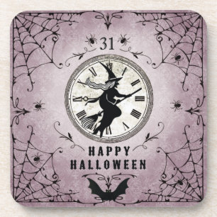 Vintage-Halloween-Hexen-Untersetzer Untersetzer