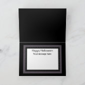 Vintage Halloween Hexenkarte Karte (Innenseite)