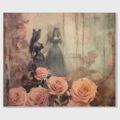 Vintage Halloween-Hexerei (10) Geschenkpapier (Flach)