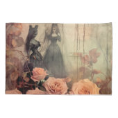 Vintage Halloween-Hexerei (10) Kissenbezug (Rückseite-Links)