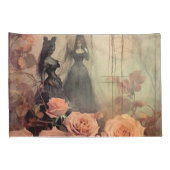 Vintage Halloween-Hexerei (10) Kissenbezug (Rückseite-Rechts)