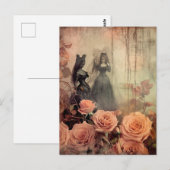 Vintage Halloween-Hexerei (10) Postkarte (Vorne/Hinten)