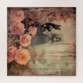 Vintage Halloween-Hexerei (10) Puzzle (Horizontal)