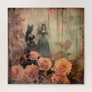 Vintage Halloween-Hexerei (10) Puzzle