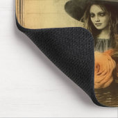 Vintage Halloween-Hexerei (11) Mousepad (Ecke)