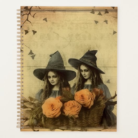 Vintage Halloween-Hexerei (11) Planer (Vorderseite)