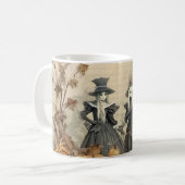 Vintage Halloween-Hexerei (12) Kaffeetasse (Vorderseite Links)