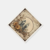 Vintage Halloween-Hexerei (12) Serviette (Ecke)