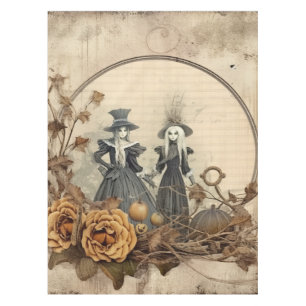 Vintage Halloween-Hexerei (12) Tischdecke