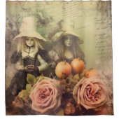 Vintage Halloween-Hexerei (1) Duschvorhang (Vorderseite)