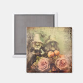 Vintage Halloween-Hexerei (1) Magnet (Vorderseite/Rückseite)