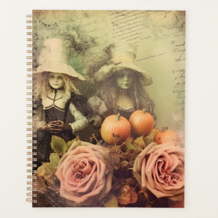 Vintage Halloween-Hexerei (1) Planer