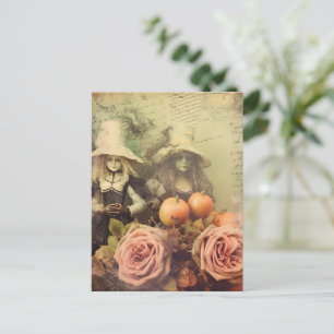 Vintage Halloween-Hexerei (1) Postkarte