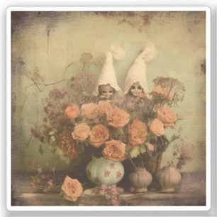 Vintage Halloween-Hexerei (2) Aufkleber