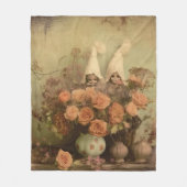 Vintage Halloween-Hexerei (2) Fleecedecke (Vorderseite)