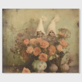 Vintage Halloween-Hexerei (2) Geschenkpapier (Flach)