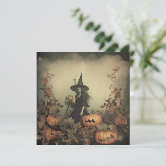 Vintage Halloween-Hexerei (3) (Stehend Vorderseite)