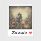 Vintage Halloween-Hexerei (3) Aufkleber (Blatt)