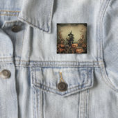 Vintage Halloween-Hexerei (3) Button (Beispiel)