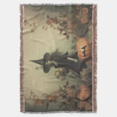 Vintage Halloween-Hexerei (3) Decke (Vorderseite Vertikal)