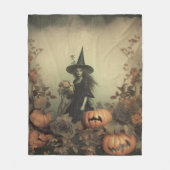 Vintage Halloween-Hexerei (3) Fleecedecke (Vorderseite)