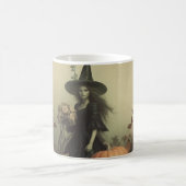 Vintage Halloween-Hexerei (3) Kaffeetasse (Mittel)