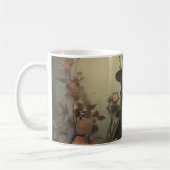 Vintage Halloween-Hexerei (3) Kaffeetasse (Links)