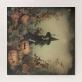Vintage Halloween-Hexerei (3) Puzzle (Horizontal)