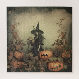 Vintage Halloween-Hexerei (3) Puzzle