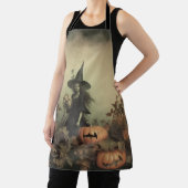 Vintage Halloween-Hexerei (3) Schürze (InSitu)