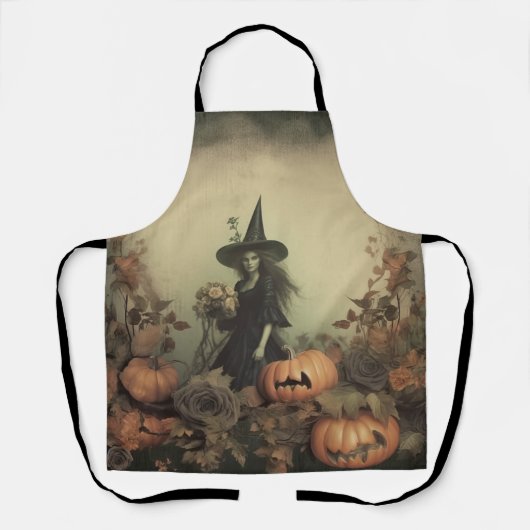 Vintage Halloween-Hexerei (3) Schürze (Vorderseite)